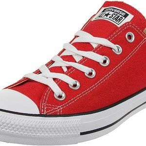 Red Converse All Stars Women's 7.5